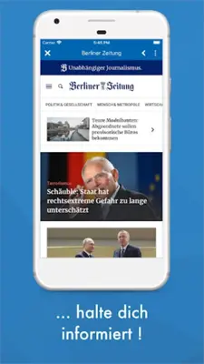 Deutsche Zeitungen android App screenshot 1